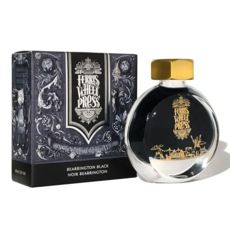 Shop All^Ferris Wheel Press Bottled Ink - 38ml Bearrington Black - Little Painter Art | Exploring the Endless Possibilities of Art
