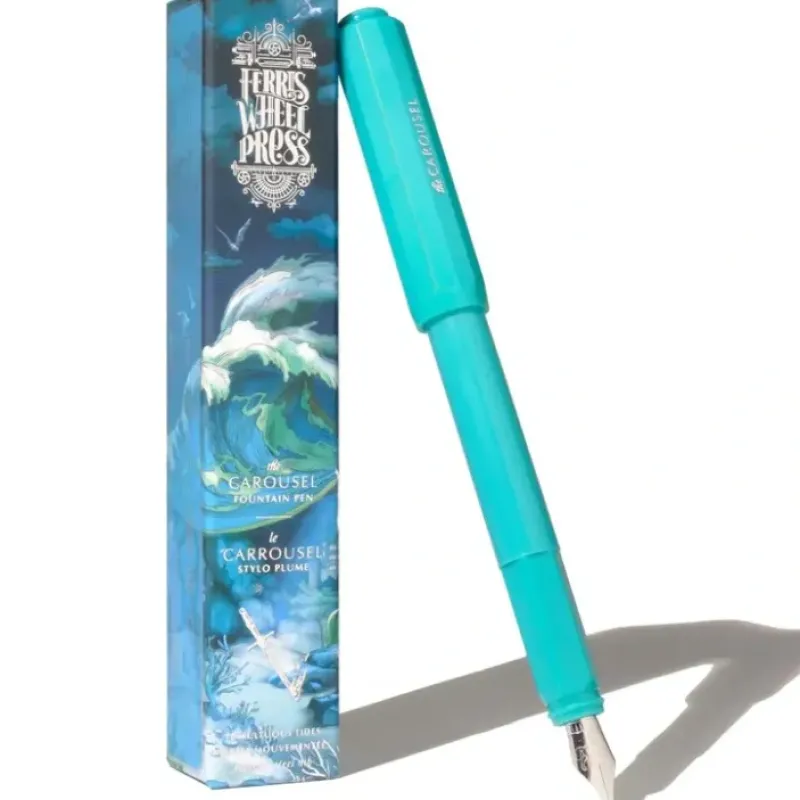 Hot^Ferris Wheel Press Carousel Fountain Pen - Tumultuous Tides - Little Painter Art | Exploring the Endless Possibilities of Art