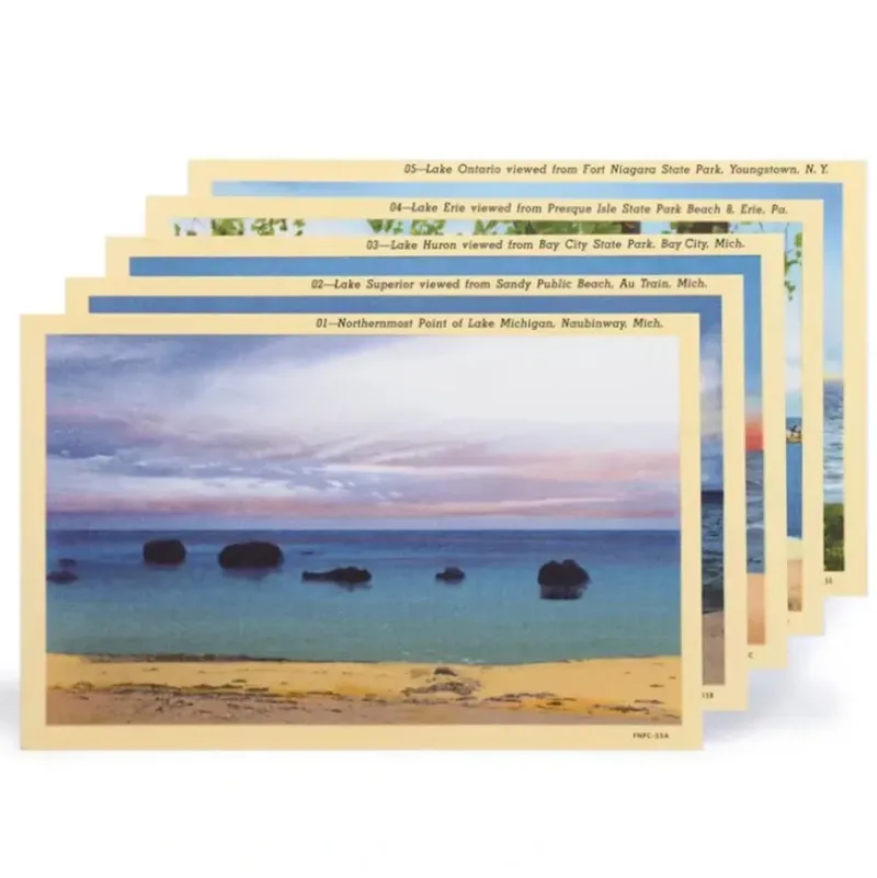 Field Notes Great Lakes Postcard Set 5pk - Little Painter Art | Exploring the Endless Possibilities of Art| Shop All