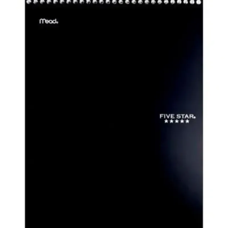 Five Star Ruled Notebook 8.5" x 11" Top Coil (Assorted Colours) - Little Painter Art | Exploring the Endless Possibilities of Art| Shop All