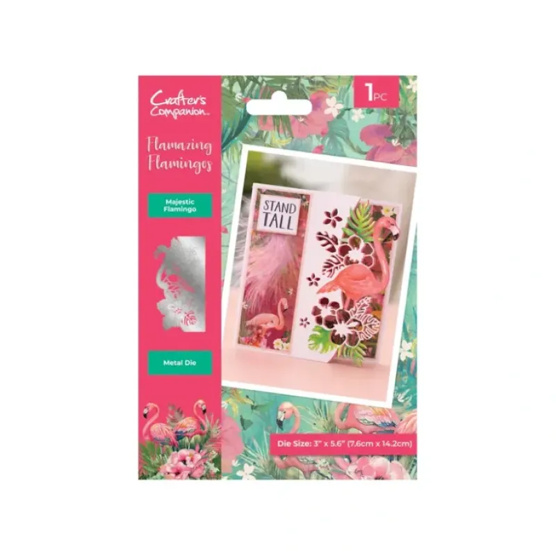 Shop All^Flamazing Flamingos Metal Die - Majestic Flamingo - Little Painter Art | Exploring the Endless Possibilities of Art