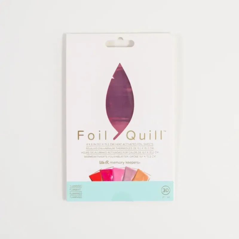 Shop All^Foil Quill Foil sheets 4x6" Flamingo - Little Painter Art | Exploring the Endless Possibilities of Art