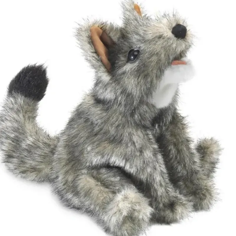 Hot^Folkmanis Hand Puppet - Small Coyote - Little Painter Art | Exploring the Endless Possibilities of Art