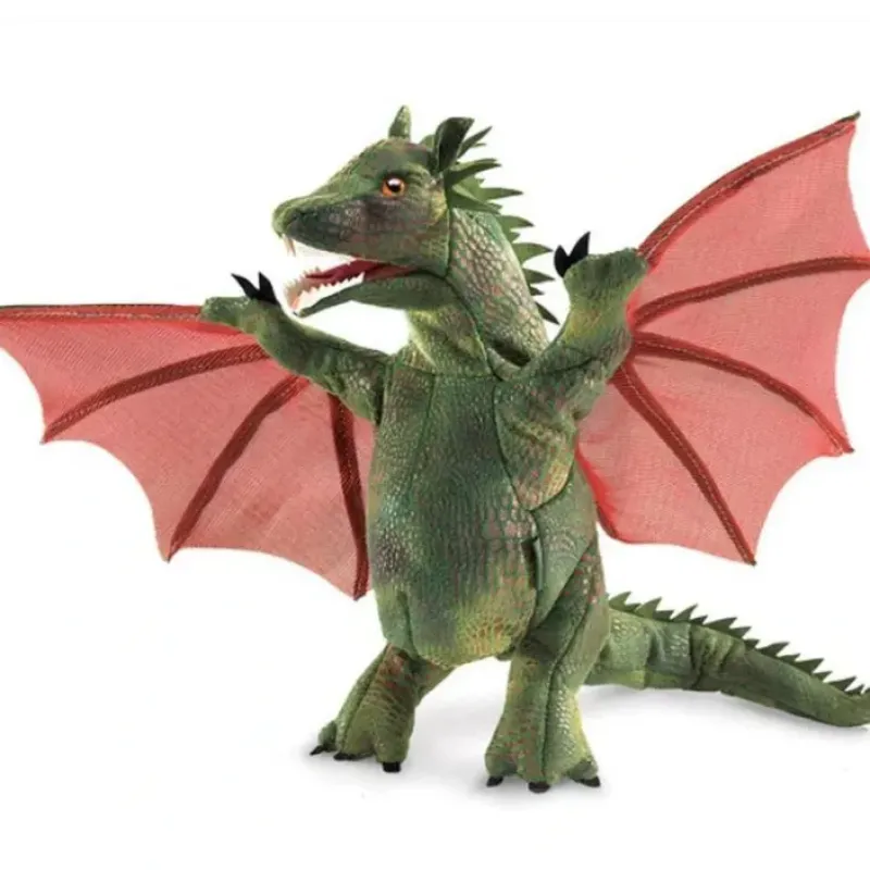 Shop All^Folkmanis Hand Puppet - Winged Dragon - Little Painter Art | Exploring the Endless Possibilities of Art