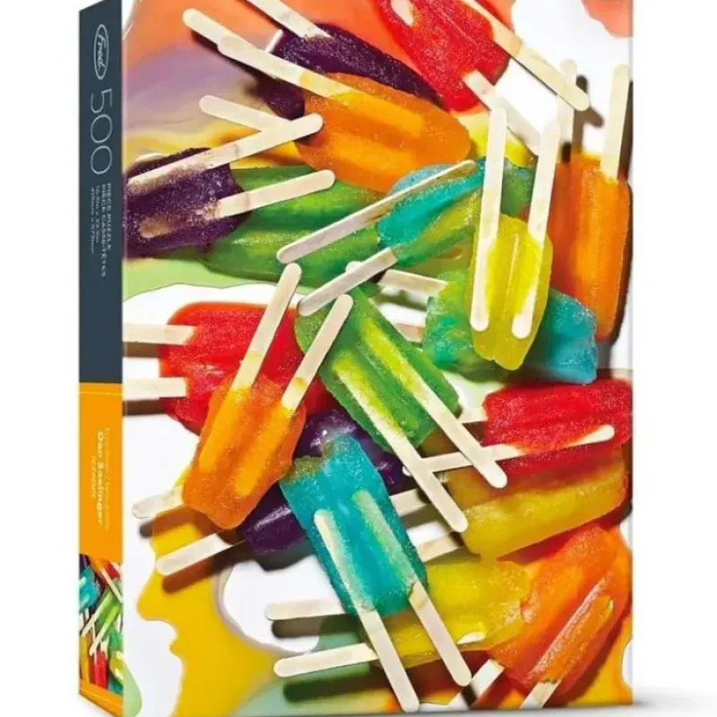 Shop All^Fred 500pc Puzzle - Popsicles - Little Painter Art | Exploring the Endless Possibilities of Art