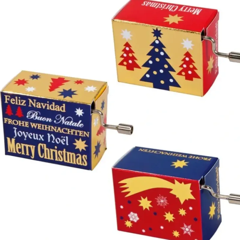 Shop All^Fridolin Christmas Music Box - Golden Tunes, Assorted Styles - Little Painter Art | Exploring the Endless Possibilities of Art