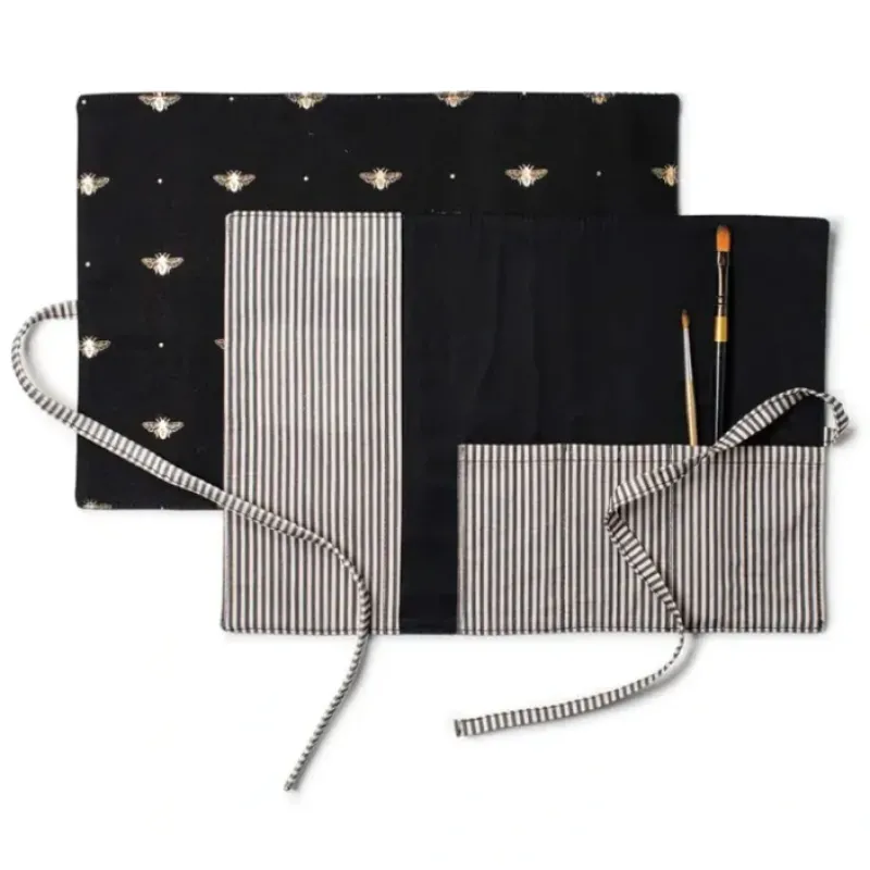 Canvas^Fringe Studio Roll Up Pouch - Bee - Little Painter Art | Exploring the Endless Possibilities of Art