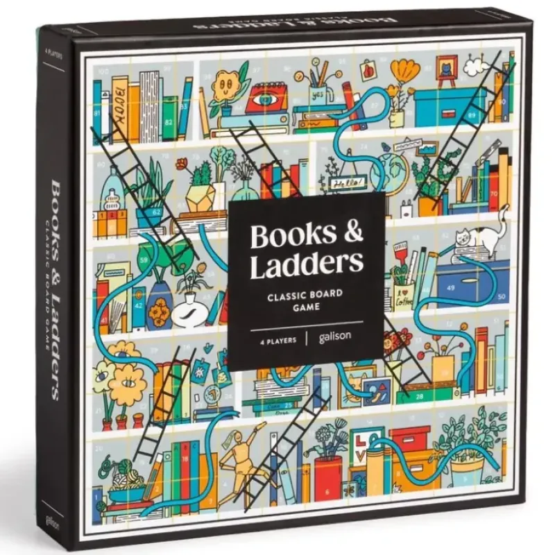Hot^Galison Classic Board Game - Books & Ladders - Little Painter Art | Exploring the Endless Possibilities of Art