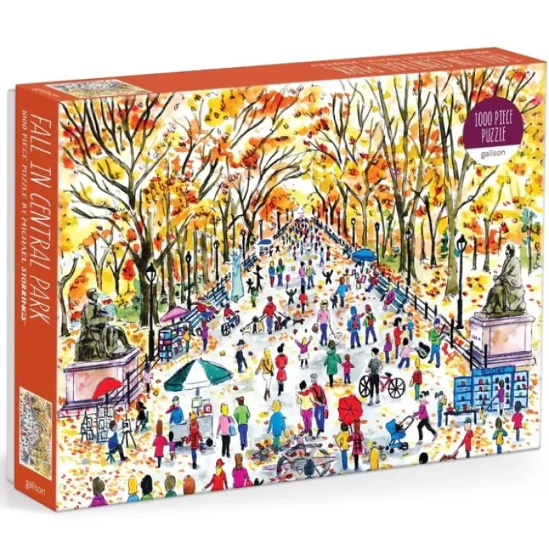 Hot^Galison 1000pc Puzzle - Fall In Central Park - Little Painter Art | Exploring the Endless Possibilities of Art