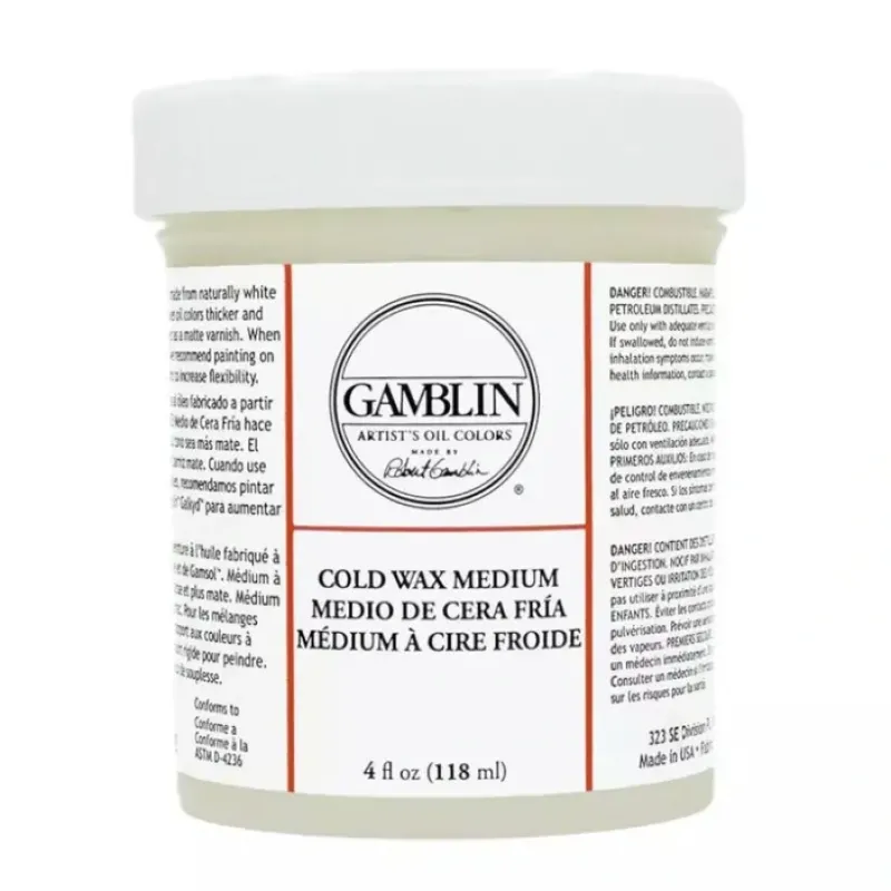Canvas^Gamblin Cold Wax Medium 4oz - Little Painter Art | Exploring the Endless Possibilities of Art