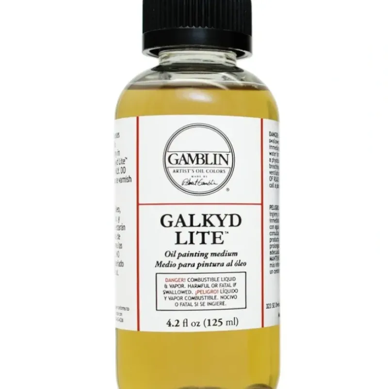 Gamblin Galkyd Lite Medium - Little Painter Art | Exploring the Endless Possibilities of Art| Brush