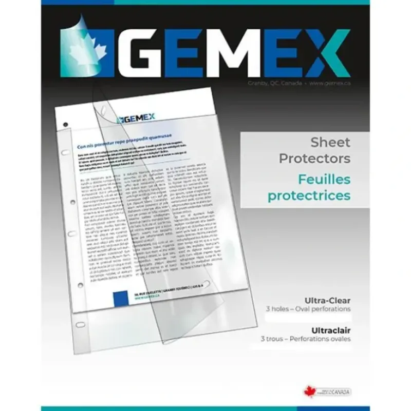 Gemex Sheet Protectors - Letter Size, Ultra-Clear - Little Painter Art | Exploring the Endless Possibilities of Art| Shop All