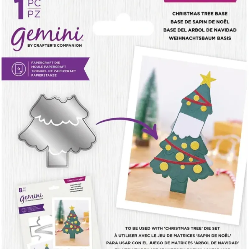 Shop All^Gemini - Create-a-Card - Message Reveal Dies - Christmas Tree Base - Little Painter Art | Exploring the Endless Possibilities of Art