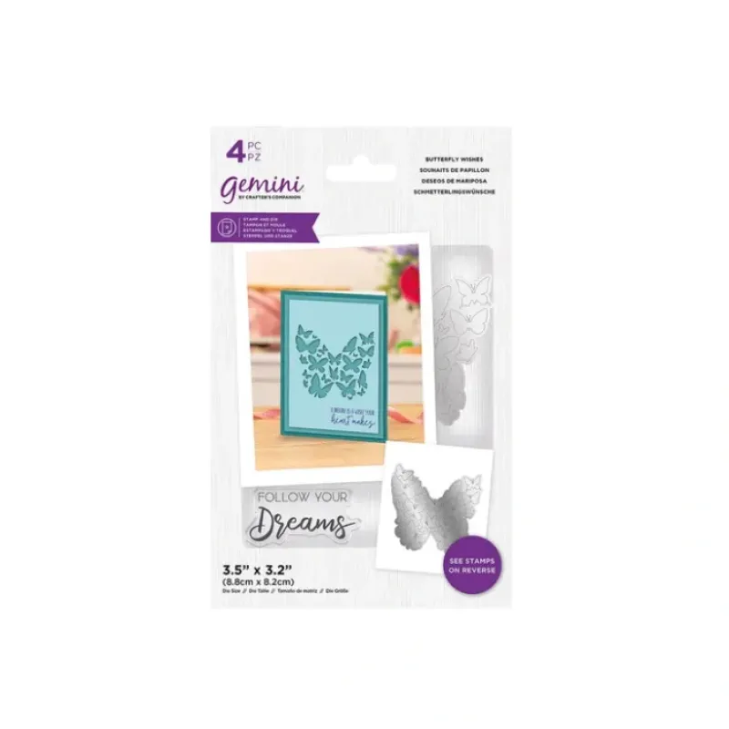 Shop All^Gemini - Stamp & Die - Butterfly Wishes - Little Painter Art | Exploring the Endless Possibilities of Art