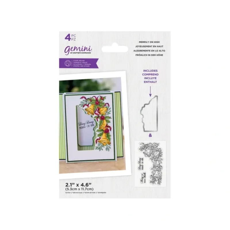 Shop All^Gemini Christmas Frame Stamp & Die - Merrily on High - Little Painter Art | Exploring the Endless Possibilities of Art