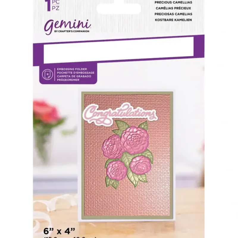 Shop All^Gemini Embossing Folder - Precious Camellias - Little Painter Art | Exploring the Endless Possibilities of Art