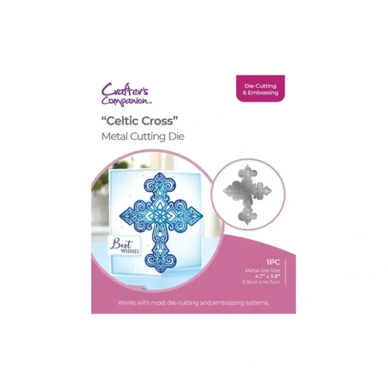 Shop All^Gemini Everyday Half Create a Card Die Celtic Cross - Little Painter Art | Exploring the Endless Possibilities of Art