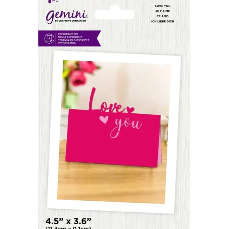 Shop All^Gemini Expressions Die - Love You - Little Painter Art | Exploring the Endless Possibilities of Art
