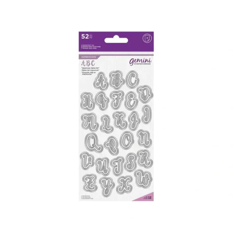 Shop All^Gemini Expressions Metal Die - Uppercase Alphabet Set - Little Painter Art | Exploring the Endless Possibilities of Art