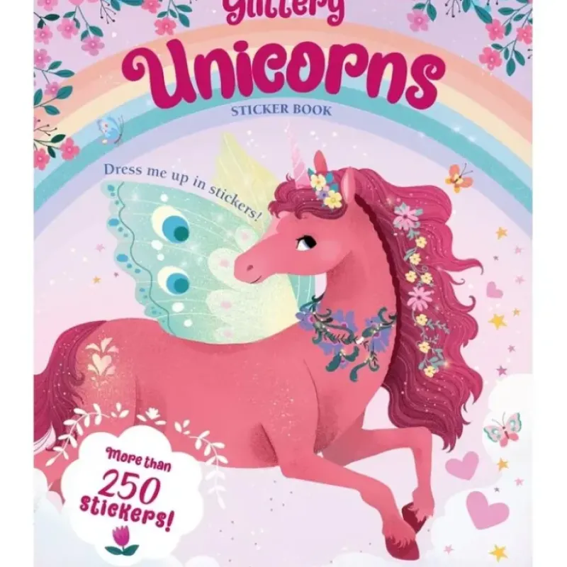 Shop All^Glittery Unicorns Sticker Book by Sara Ugolotti - Little Painter Art | Exploring the Endless Possibilities of Art