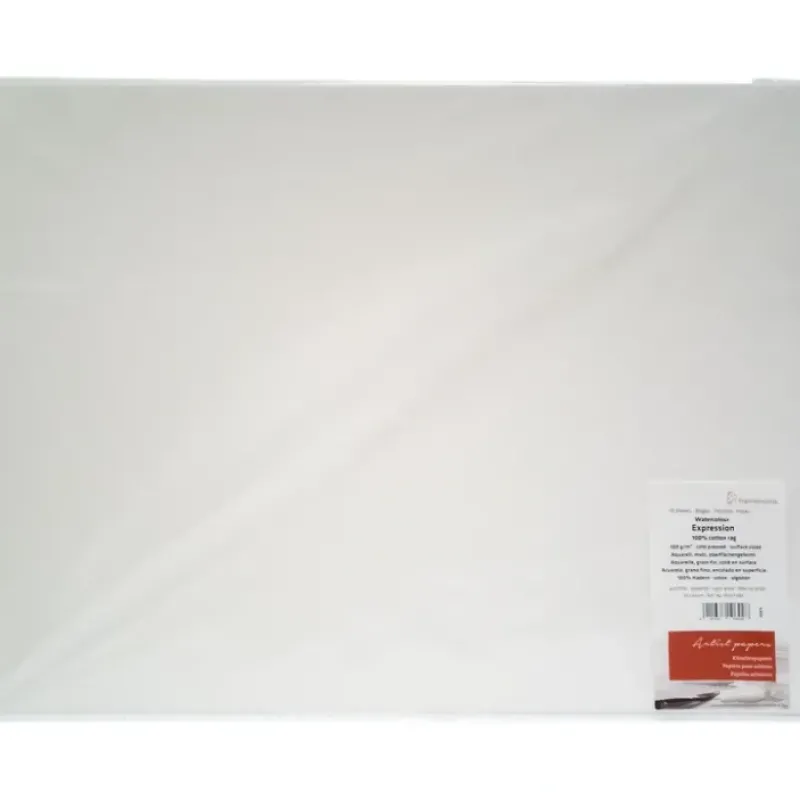 Shop All^Hahnemhle 'Expression' Watercolour Sheets - Cold Pressed - 50cm x 65cm - 10 Sheets - 300gsm - Little Painter Art | Exploring the Endless Possibilities of Art