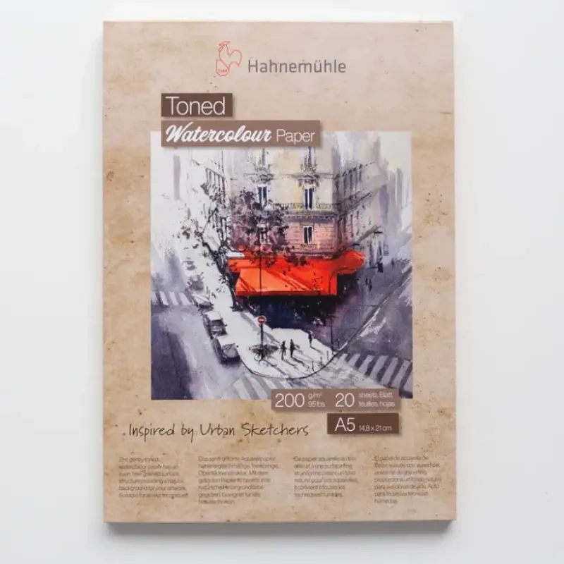 Shop All^Hahnemuhle Toned Watercolour Block Beige A5 20 sheets - Little Painter Art | Exploring the Endless Possibilities of Art