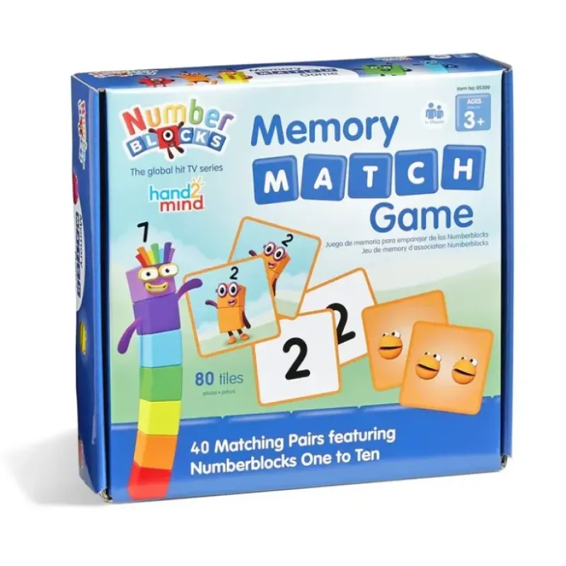 Hot^Hand2Mind Number Blocks Memory Match Game - Little Painter Art | Exploring the Endless Possibilities of Art