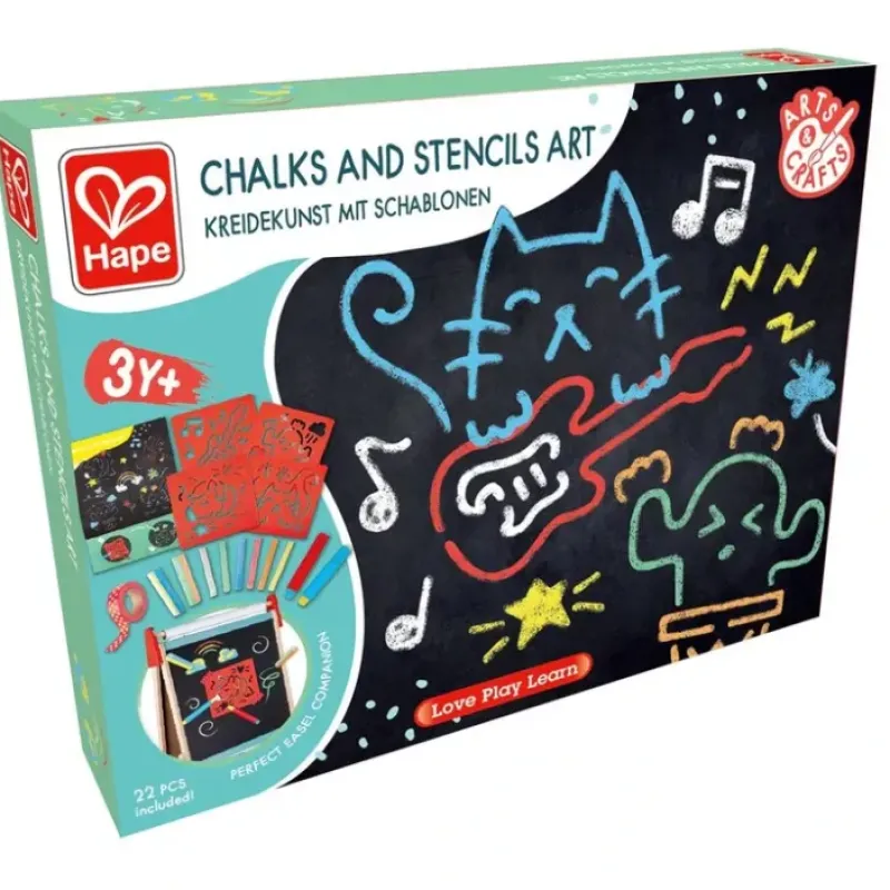 Hot^Hape Chalk & Stencil Art Kit - Little Painter Art | Exploring the Endless Possibilities of Art