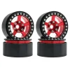Shop All^Hobby Details 1.9" Aluminum Wheels - 5 Stars (4)(Black Red) - Little Painter Art | Exploring the Endless Possibilities of Art