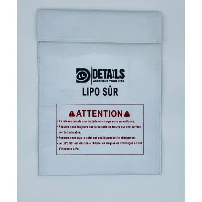 Shop All^Hobby Details LiPo Battery Safe Bag (White) (23x30cm) - Little Painter Art | Exploring the Endless Possibilities of Art