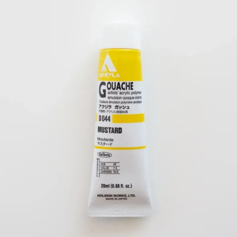 Shop All^Holbein Acryla Gouache D044 A 'Mustard' - Little Painter Art | Exploring the Endless Possibilities of Art