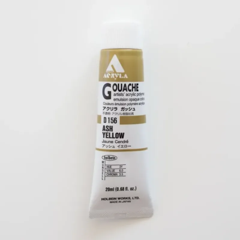 Shop All^Holbein Acryla Gouache D156 A 'Ash Yellow' - Little Painter Art | Exploring the Endless Possibilities of Art