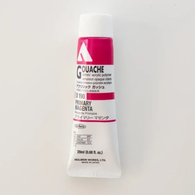 Shop All^Holbein Acryla Gouache D190 A 'Primary Magenta' - Little Painter Art | Exploring the Endless Possibilities of Art