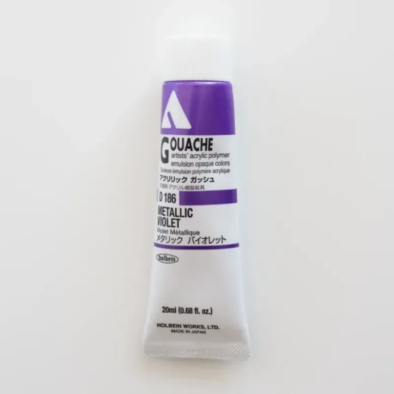 Shop All^Holbein Acryla Gouache D186 C 'Metallic Violet' - Little Painter Art | Exploring the Endless Possibilities of Art
