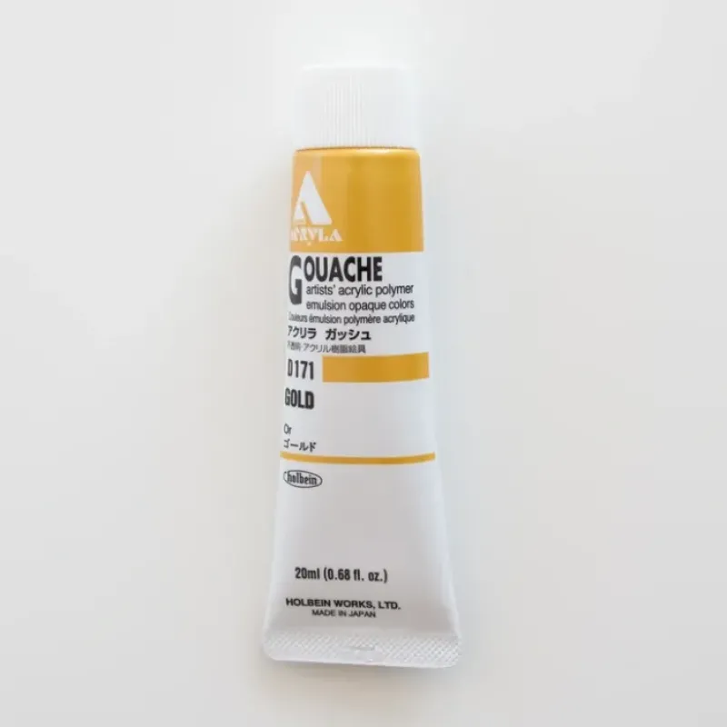 Shop All^Holbein Acryla Gouache D171 C 'Gold' - Little Painter Art | Exploring the Endless Possibilities of Art
