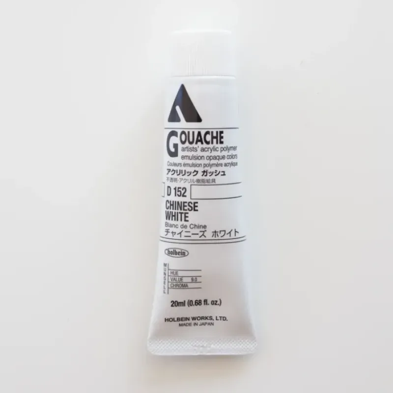 Shop All^Holbein Acryla Gouache D152 A 'Chinese White' - Little Painter Art | Exploring the Endless Possibilities of Art