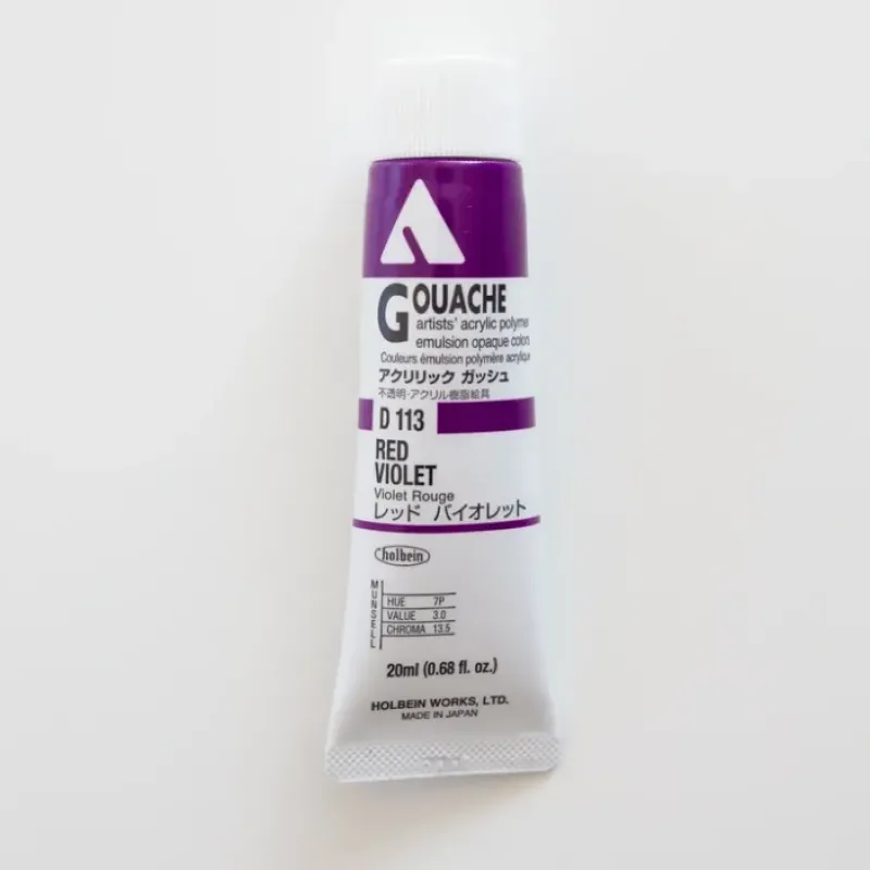 Shop All^Holbein Acryla Gouache D113 A 'Red Violet' - Little Painter Art | Exploring the Endless Possibilities of Art