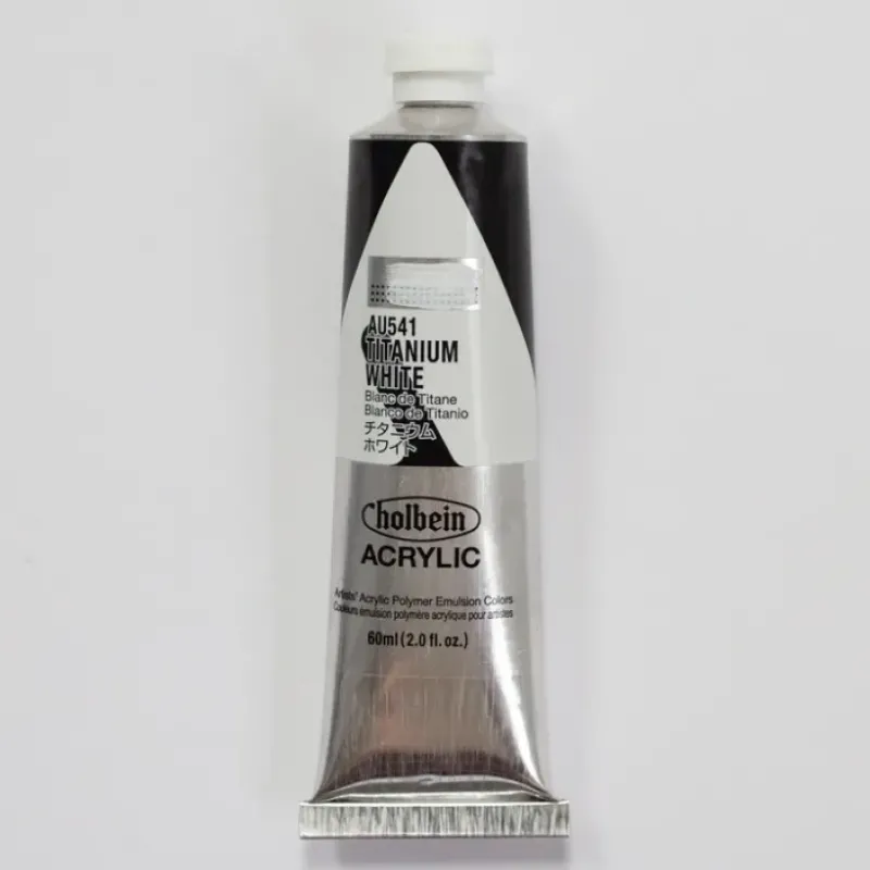 Canvas^Holbein Acrylic Heavy body AU541 Titanium White A 60ml - Little Painter Art | Exploring the Endless Possibilities of Art