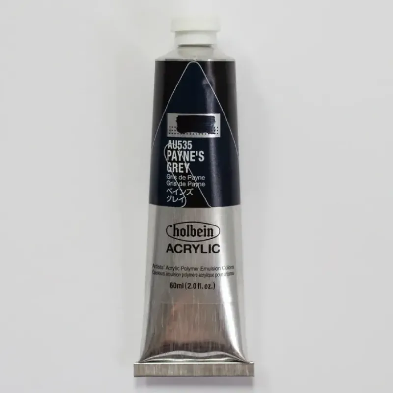 Canvas^Holbein Acrylic Heavy body AU535 Payne's Grey C 60ml - Little Painter Art | Exploring the Endless Possibilities of Art