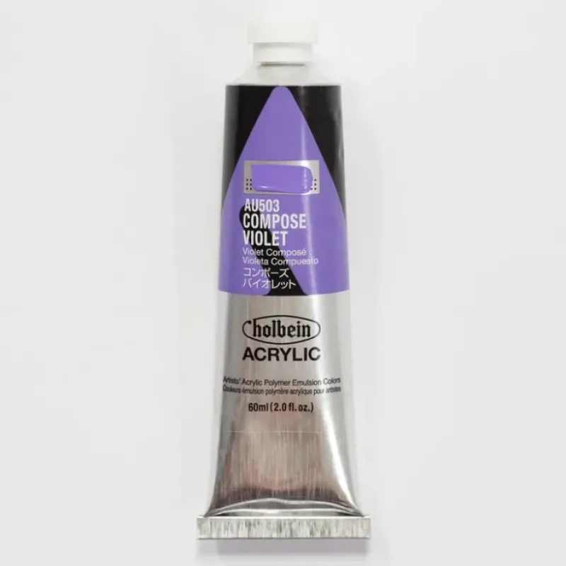 Canvas^Holbein Acrylic Heavy body AU503 Compose Violet B 60ml - Little Painter Art | Exploring the Endless Possibilities of Art