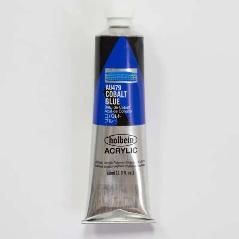 Canvas^Holbein Acrylic Heavy body AU479 Cobalt Blue E 60ml - Little Painter Art | Exploring the Endless Possibilities of Art