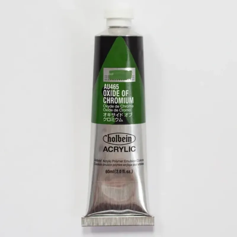Canvas^Holbein Acrylic Heavy body AU465 Oxide of Chromium C 60ml - Little Painter Art | Exploring the Endless Possibilities of Art