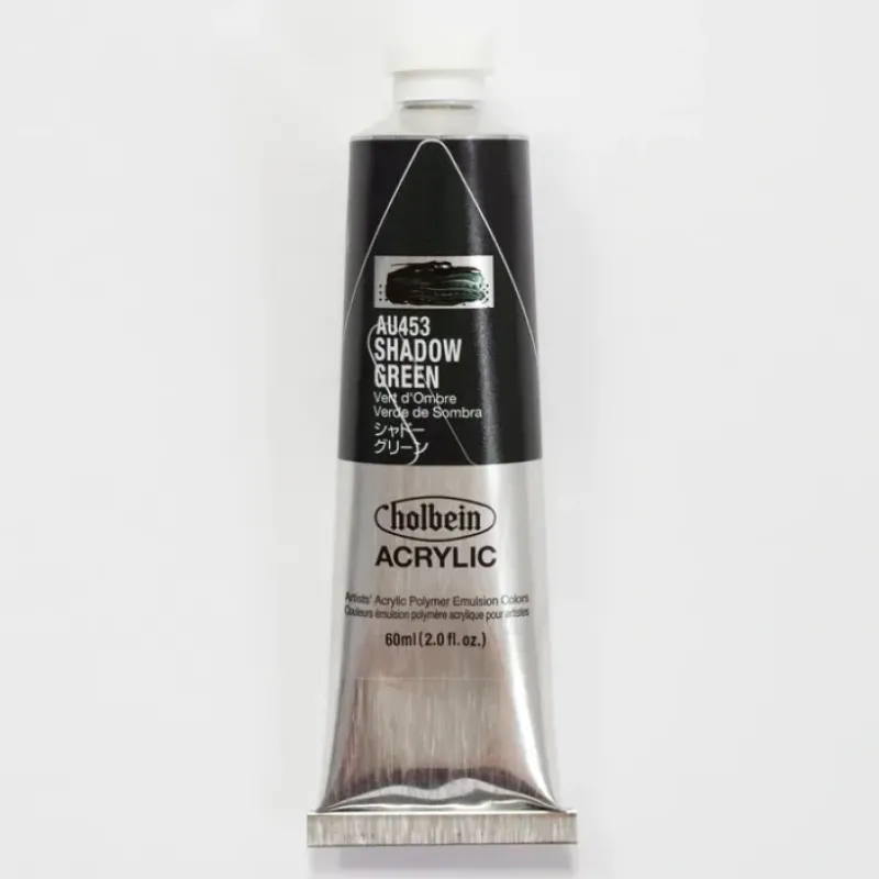 Canvas^Holbein Acrylic Heavy body AU453 Shadow Green D 60ml - Little Painter Art | Exploring the Endless Possibilities of Art