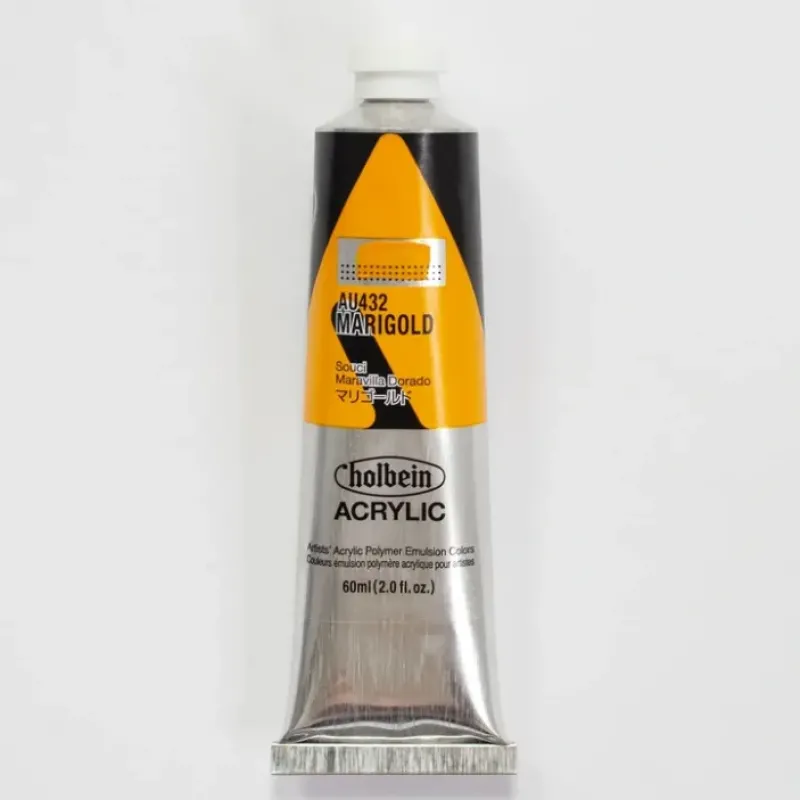 Canvas^Holbein Acrylic Heavy body AU432 Marigold B 60ml - Little Painter Art | Exploring the Endless Possibilities of Art