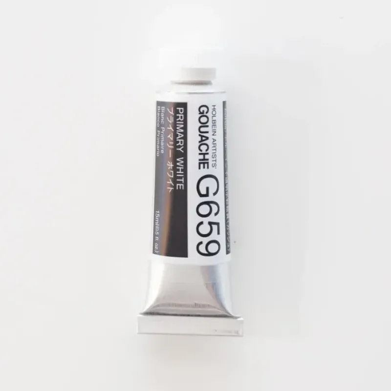 Pigment^Holbein Artists' Gouache G659 'Primary White' A - Little Painter Art | Exploring the Endless Possibilities of Art