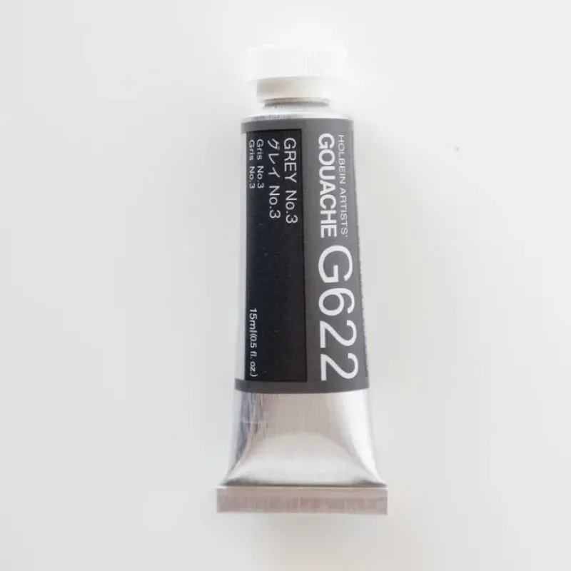 Pigment^Holbein Artists' Gouache G622 'Grey #3' A - Little Painter Art | Exploring the Endless Possibilities of Art