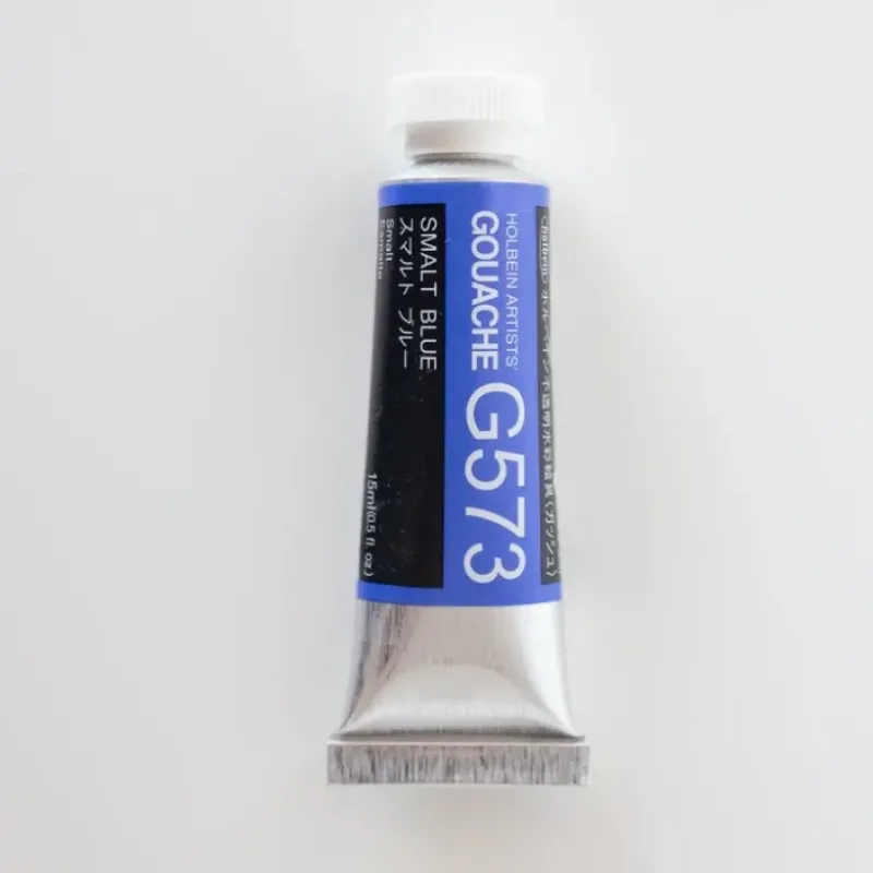 Pigment^Holbein Artists' Gouache G573 'Smalt Blue' A - Little Painter Art | Exploring the Endless Possibilities of Art