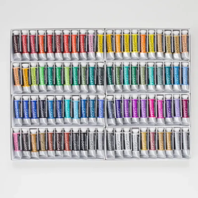 Pigment^Holbein Artists' Gouache set 84 15ml - Little Painter Art | Exploring the Endless Possibilities of Art