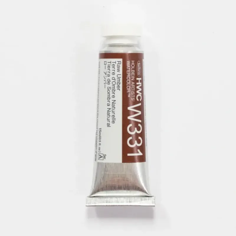 Pigment^Holbein Artists' Watercolor 15ml W331 Raw Umber A - Little Painter Art | Exploring the Endless Possibilities of Art