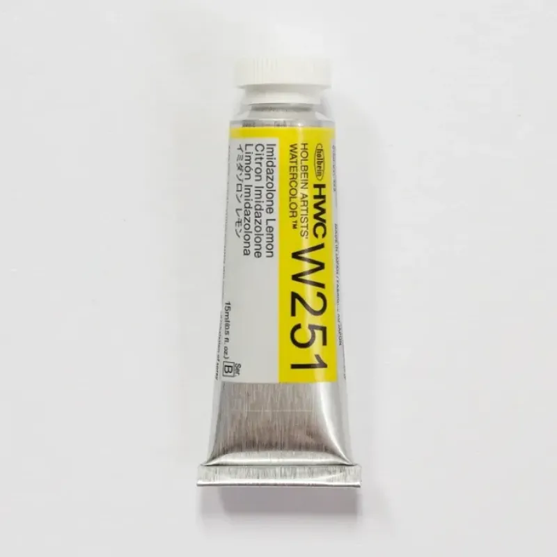 Pigment^Holbein Artists' Watercolor 15ml W251 Imidazolone Lemon B - Little Painter Art | Exploring the Endless Possibilities of Art